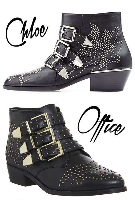 chloe studded boots dupe
